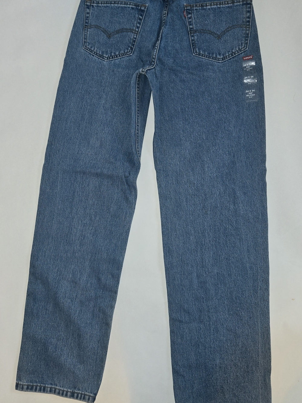 NWT Levi's 550 Relaxed Fit Men's Jeans - Blue Mens 34 X 34 - Picture 4 of 12